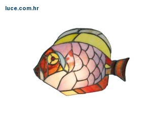 Lampa Tiffany ribica