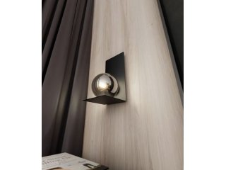 Zidna lampa Form 6 crna-grafit