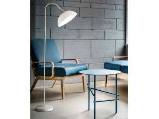 Podna lampa Swan - bijela