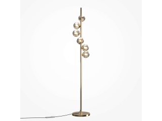 Podna lampa Dallas zlatna